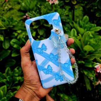 Blue Butterfly Charm Case