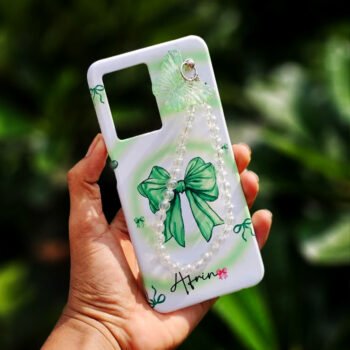 Green Bow Charm Case