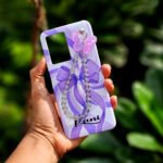 Purple Butterfly Charm Case