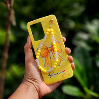 Yellow Bow Charm Case