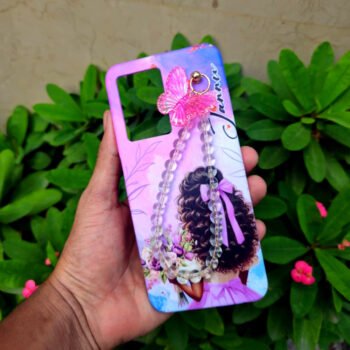 Aesthetic Girl With Charm Case